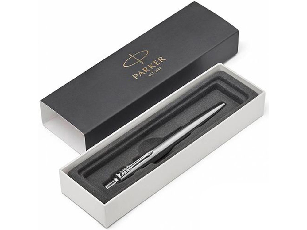 Ручка шариковая Parker Jotter Core Stainless Steel CT, серебристый