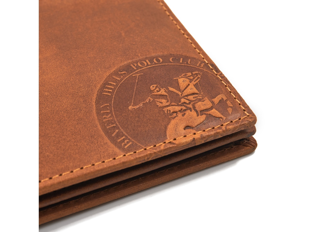Бумажник мужской Beverly Hills Polo Club, светло-коричневый