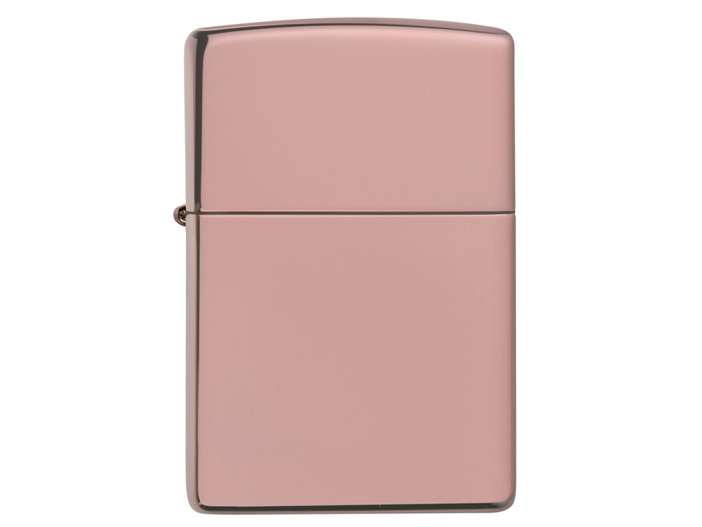 Зажигалка ZIPPO Classic с покрытием High Polish Rose Gold, латунь/сталь, розовое золото, 38x13x57 мм