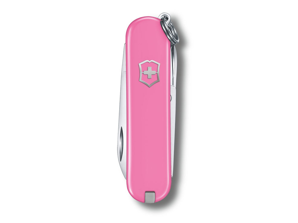 Нож-брелок VICTORINOX Classic SD Colors Cherry Blossom, 58 мм, 7 функций, розовый