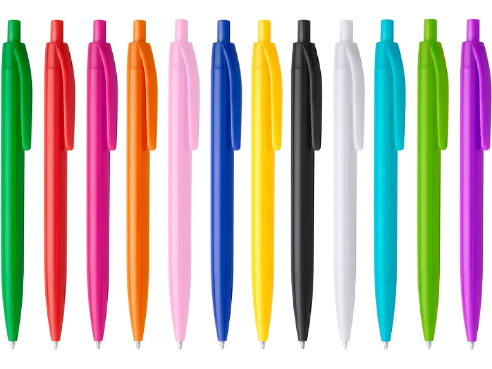 Ручка пластиковая шариковая STIX, синие чернила, королевский синий