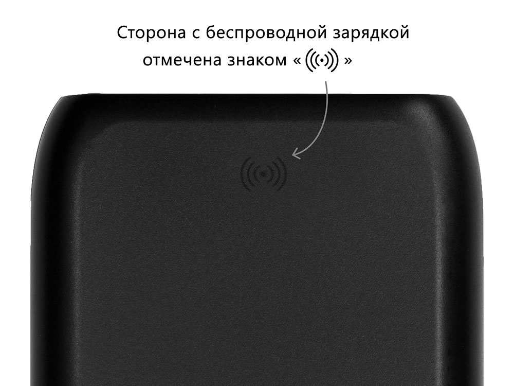 Портативное беспроводное зарядное устройство с док-станцией Uniq, 10000 mah, черный