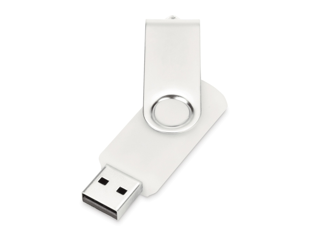 Флеш-карта USB 2.0 16 Gb Квебек, белый