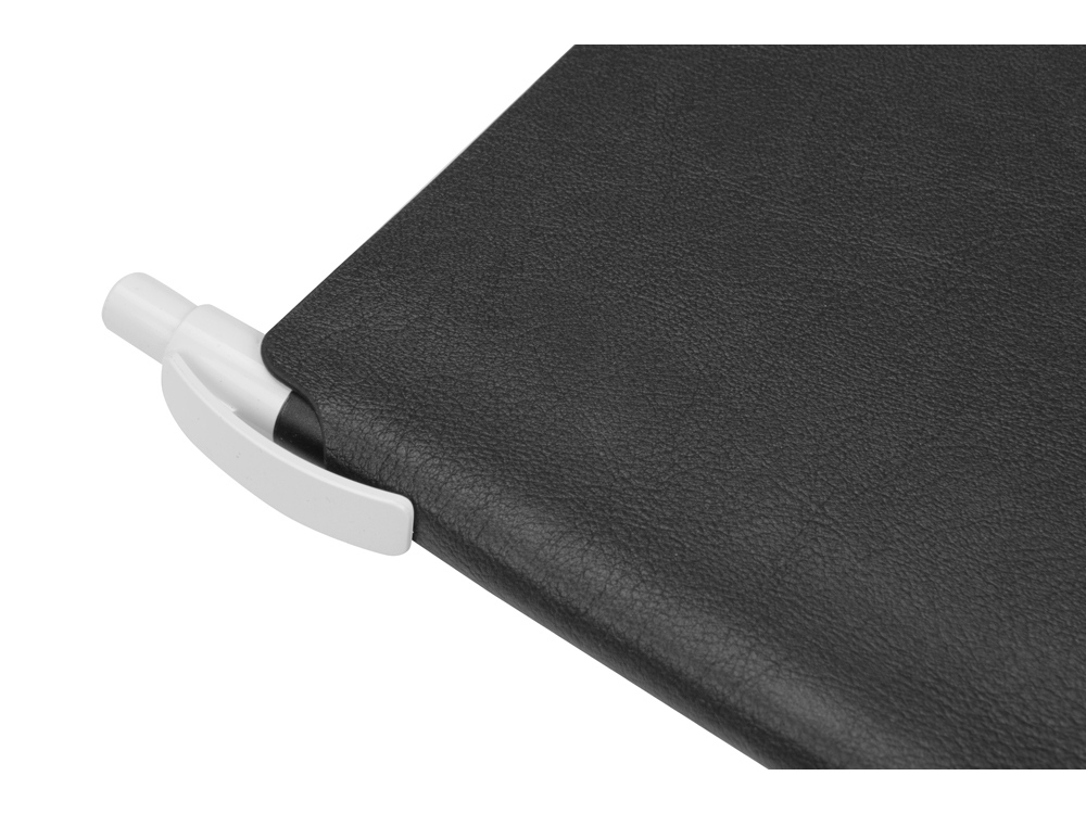 Блокнот Notepeno 130x205 мм с тонированными линованными страницами, черный (Р)