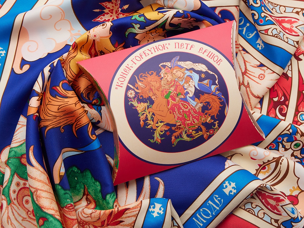 Платок Конёк - Горбунок