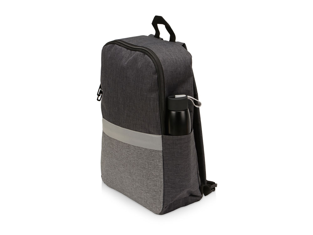 Рюкзак Merit со светоотражающей полосой и отделением для ноутбука 15.6'', серый (Р)