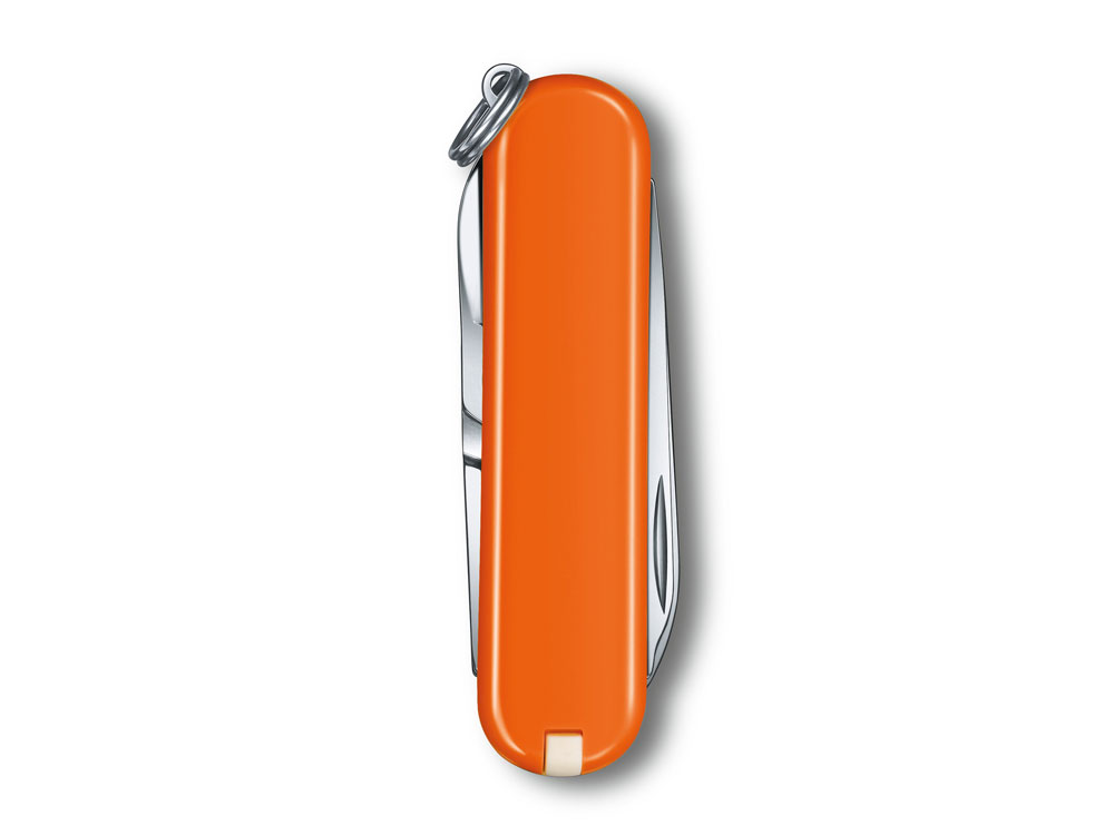 Нож-брелок VICTORINOX Classic SD Colors Mango Tango, 58 мм, 7 функций, оранжевый