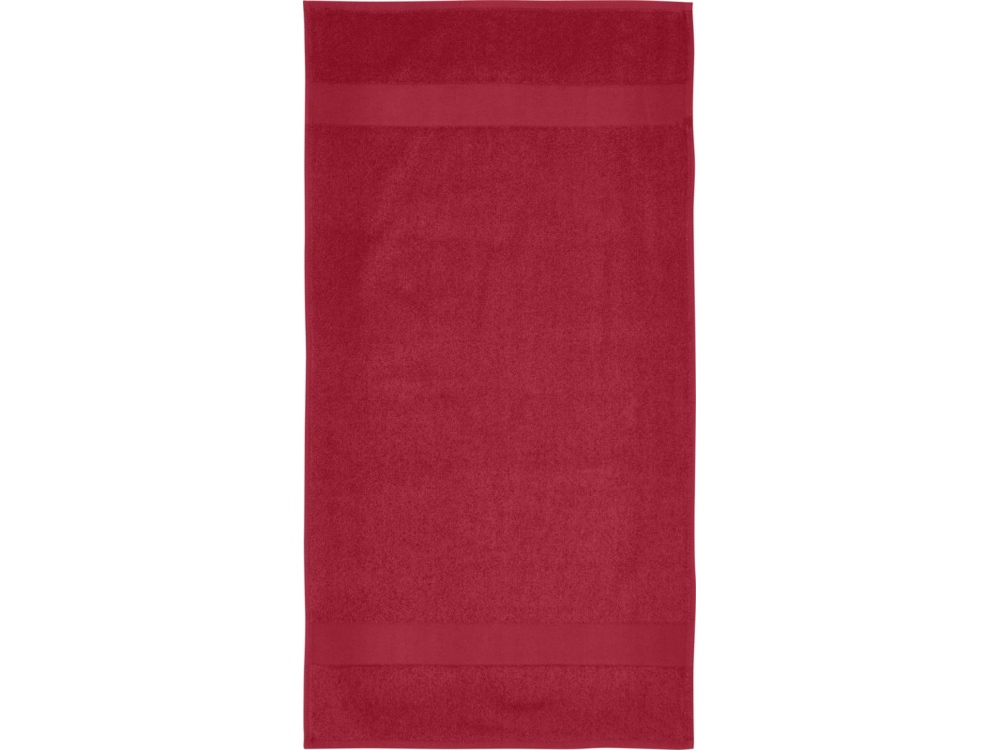 Хлопковое полотенце для ванной Charlotte 50x100 см с плотностью 450 г/м², красный
