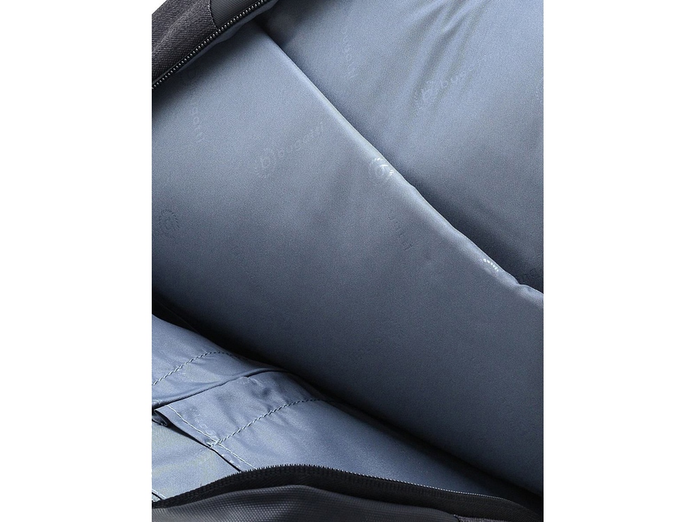 Рюкзак BUGATTI Universum 15'', графитовый, полиэстер меланж/тарпаулин, 31х12х44,5 см, 16 л