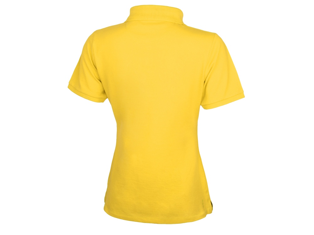 Calgary женская футболка-поло с коротким рукавом, желтый