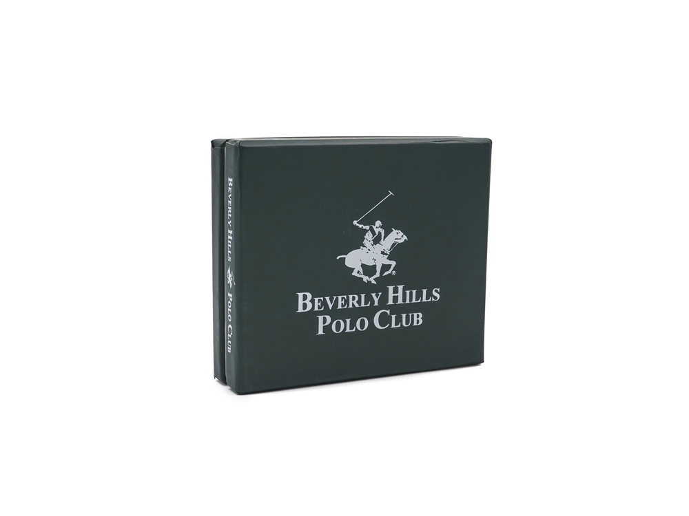 Картхолдер мужской Beverly Hills Polo Club, черный/оранжевый