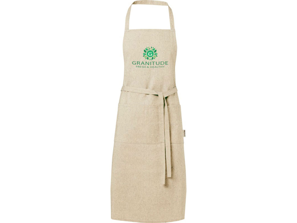 Pheebs 200 g/m² recycled cotton apron, натуральный