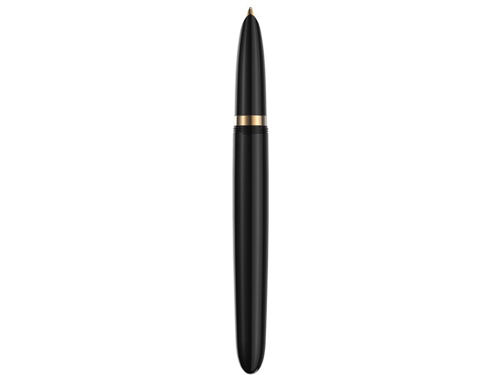 Перьевая ручка Parker 51 DELUXE BLACK GT, перо: F, цвет чернил: black, в подарочной упаковке.