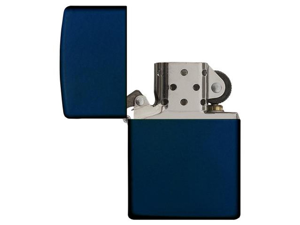 Зажигалка ZIPPO Classic с покрытием Navy Matte, латунь/сталь, синяя, матовая, 38x13x57 мм