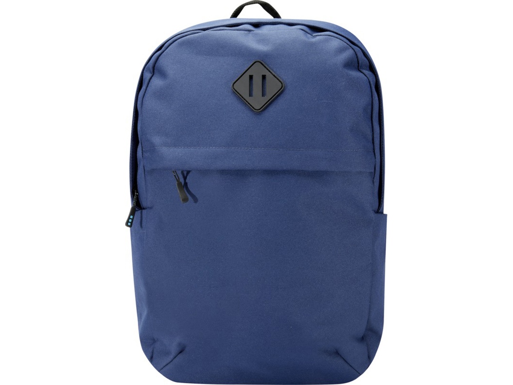 Рюкзак для 15-дюймового ноутбука Repreve® Ocean Commuter объемом 16 л из переработанного пластика RPET, соответствующего стан, темно-синий