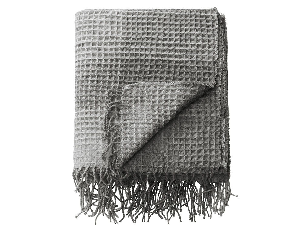Плед акриловый Gaufre, серый