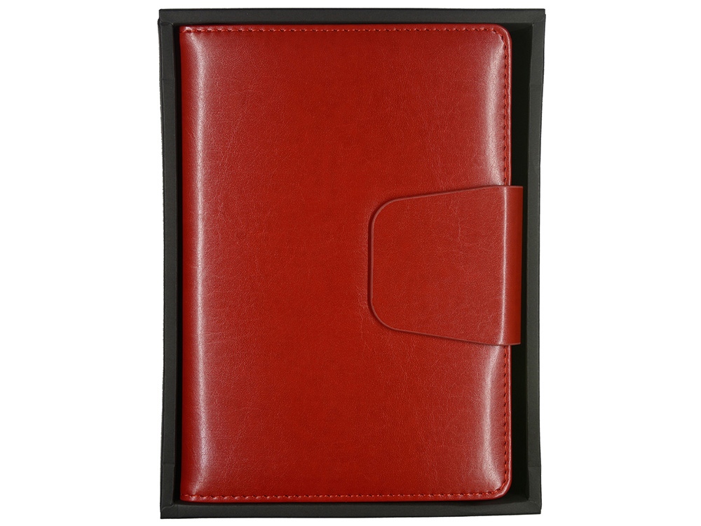 Ежедневник А5 недатированный Prestige, красный