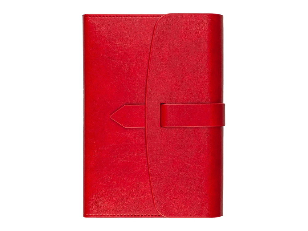 Ежедневник недатированный А5 Senate с магнитным клапаном, красный