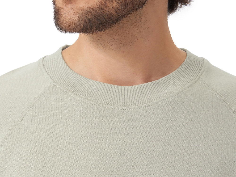 Свитшот оверсайз с рукавом реглан Belgrade, унисекс, оливковый