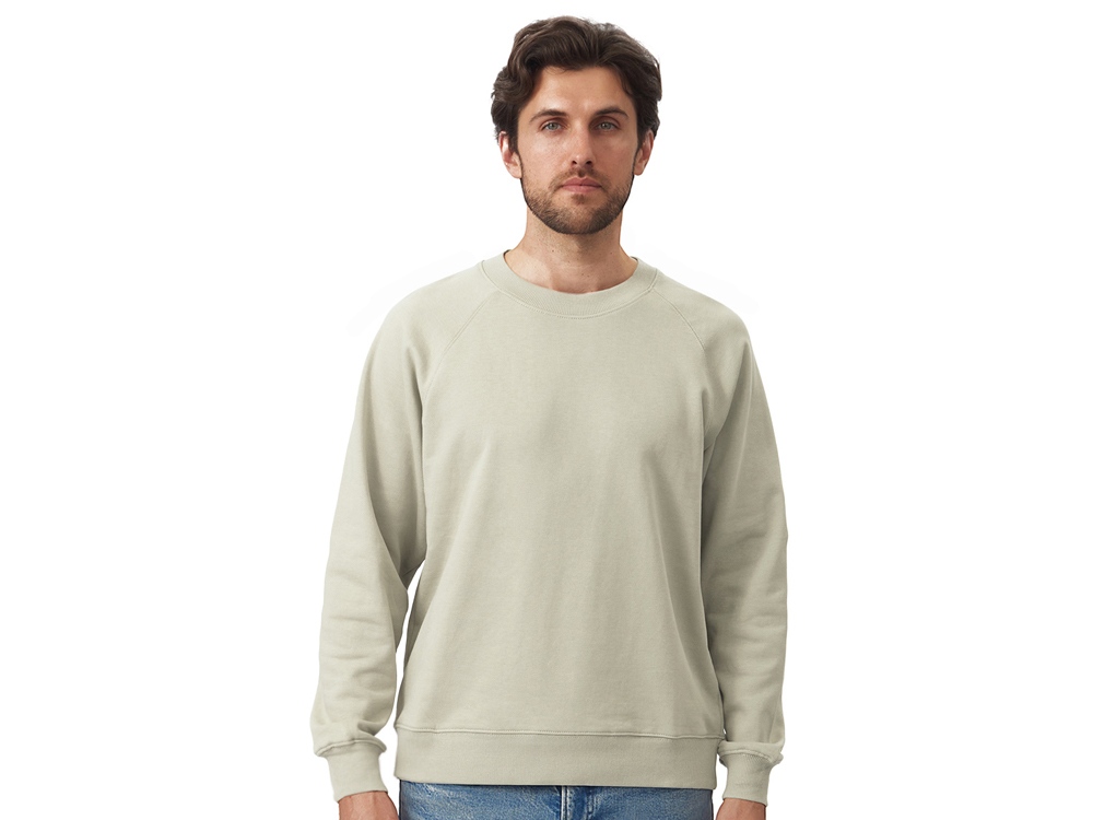 Свитшот оверсайз с рукавом реглан Belgrade, унисекс, оливковый