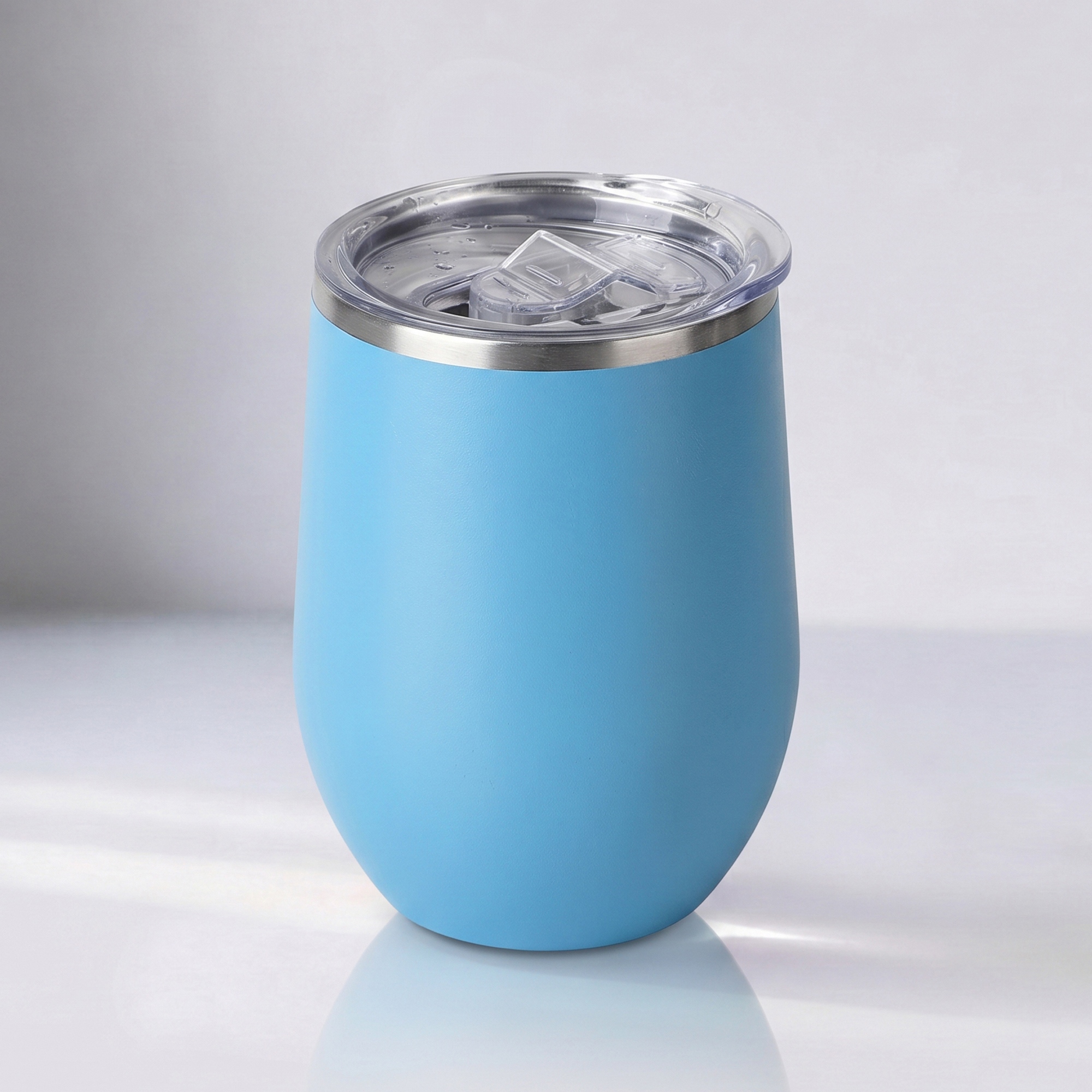 Термокружка Sense Gum, soft-touch, непротекаемая крышка, 370мл, крафтовая упаковка, голубой