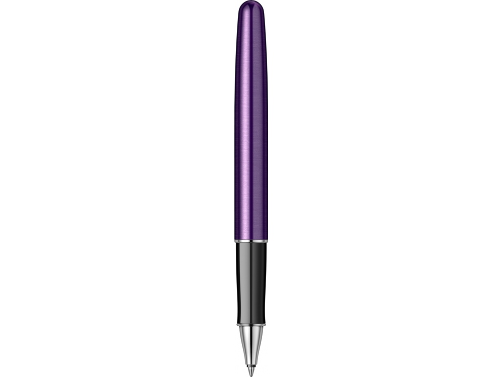 Ручка-роллер Parker Sonnet Essentials Violet SB Steel CT, цвет чернил black, перо: F, в подарочной упаковке.