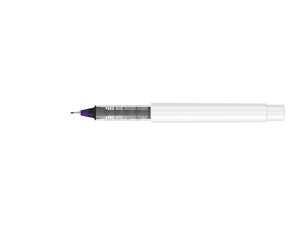 Капиллярная ручка в корпусе из переработанного материала rPET RECYCLED PET PEN PRO FL, белый с фиолетовым
