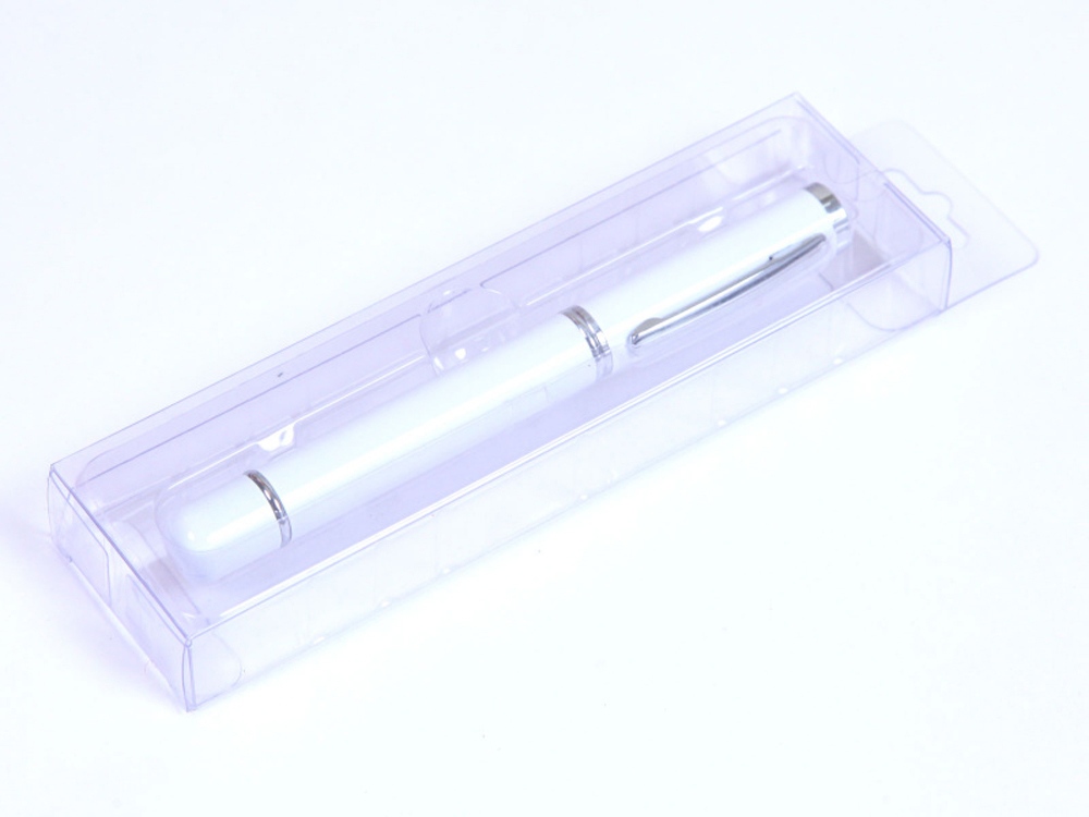 USB-флешка на 64 ГБ в виде ручки с мини чипом, белый