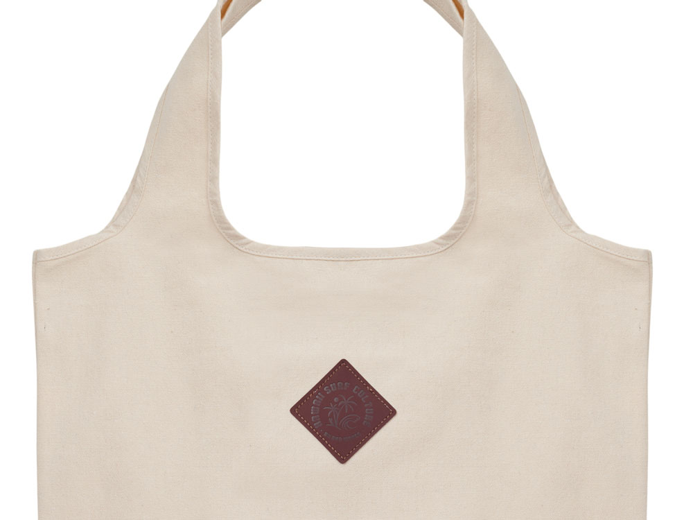 Сумка Revest из переработанного хлопка, натуральный с патчем