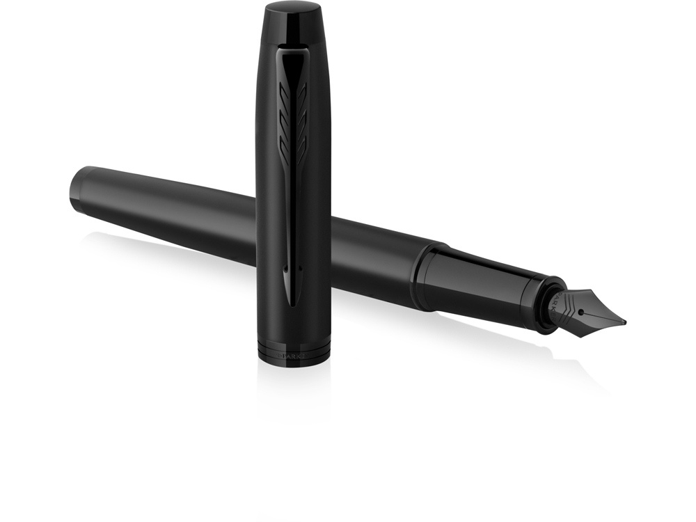 Перьевая ручка Parker IM Achromatic Matte Black BT, черный