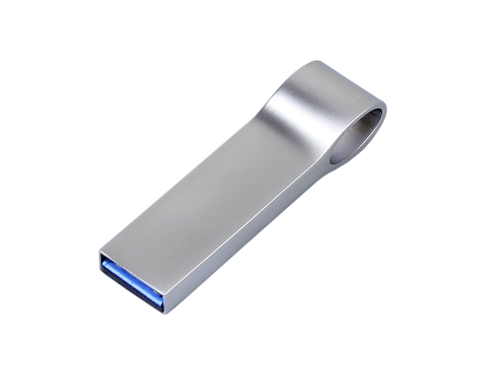 USB 2.0-флешка на 16 Гб с мини чипом, компактный дизайн, боковое отверстие для цепочки
