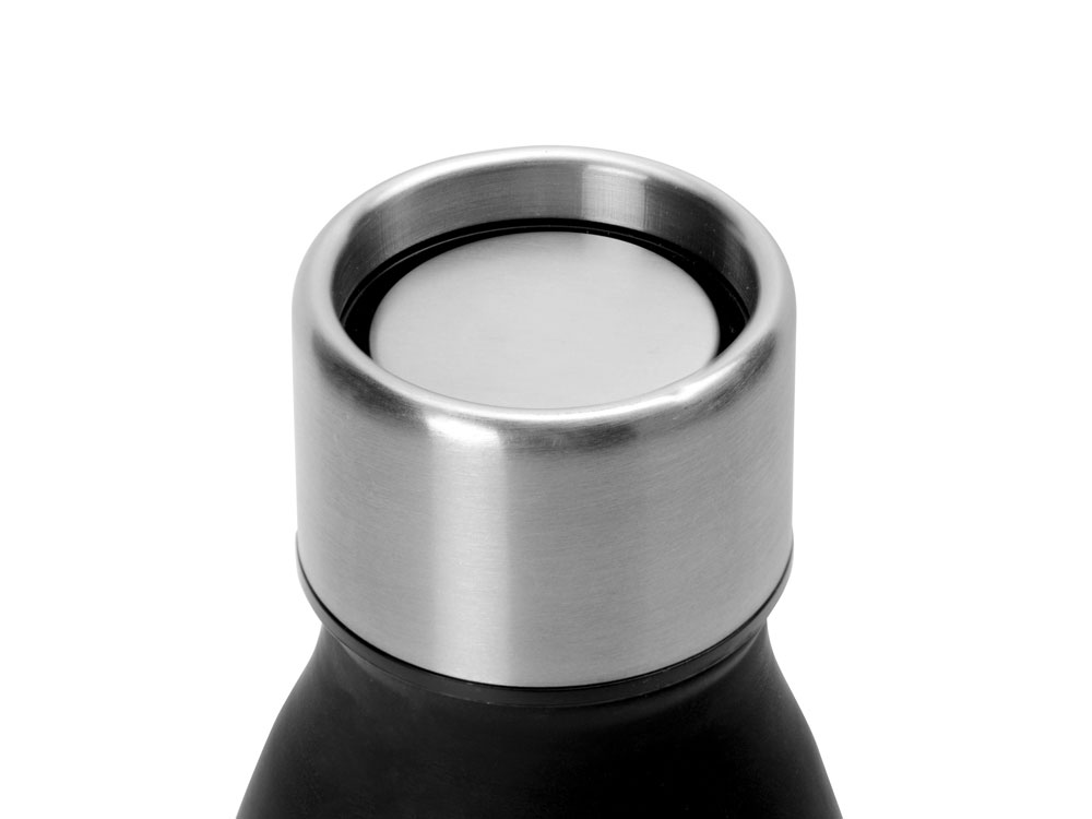 Вакуумная герметичная термобутылка Fuse с 360° крышкой, черный, 500 мл