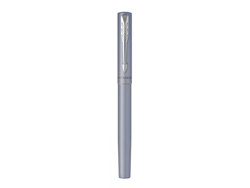 Ручка-роллер Parker Vector XL Silver Blue CT, цвет чернил black, стержень: F, в подарочной упаковке.