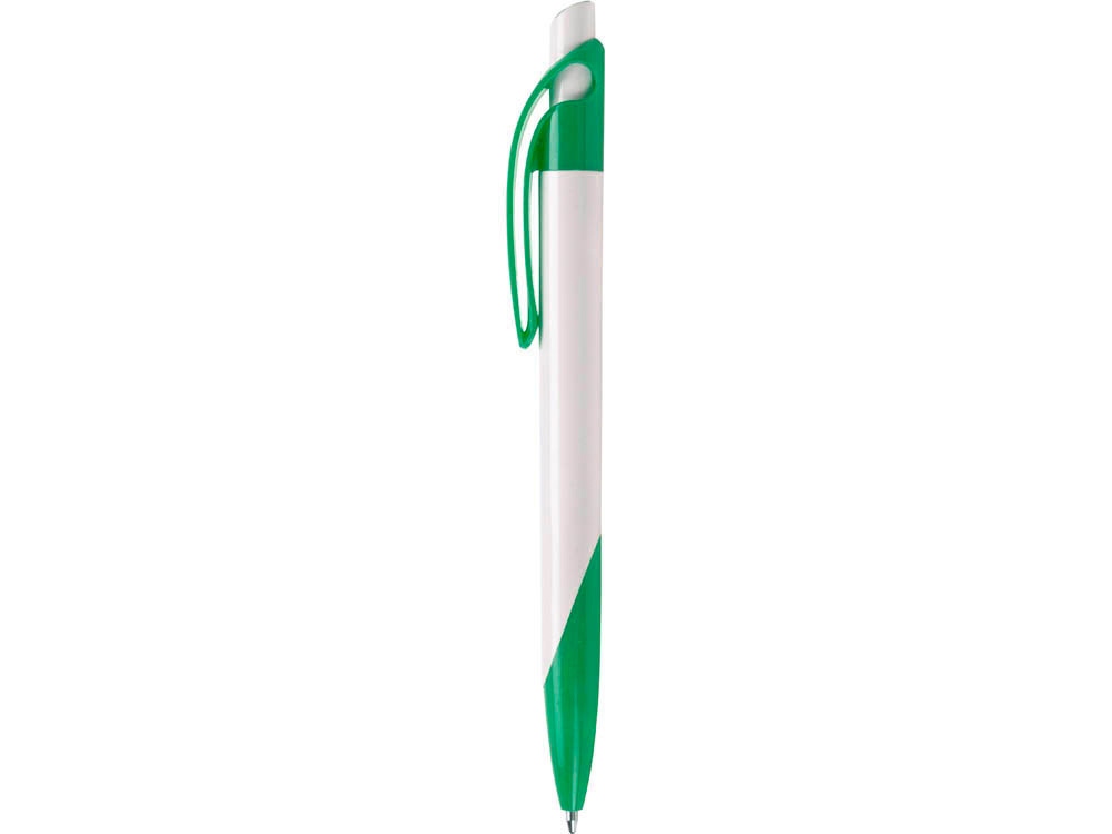 Ручка шариковая Тироль, белый/зеленый