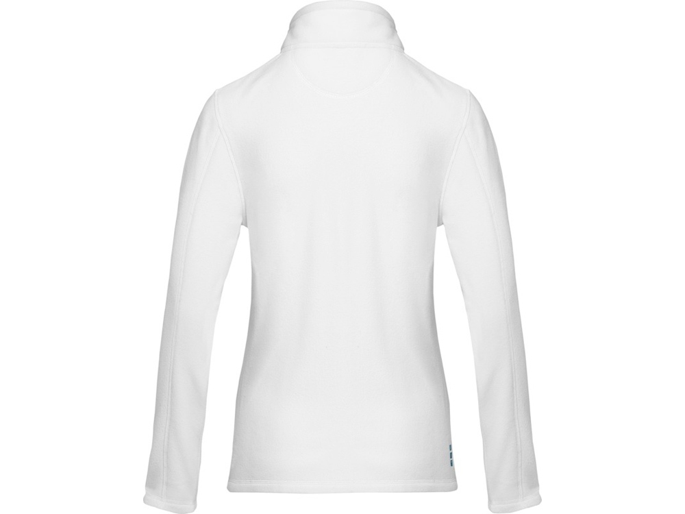 Женская флисовая куртка Amber на молнии из переработанных материалов по стандарту GRS, белый