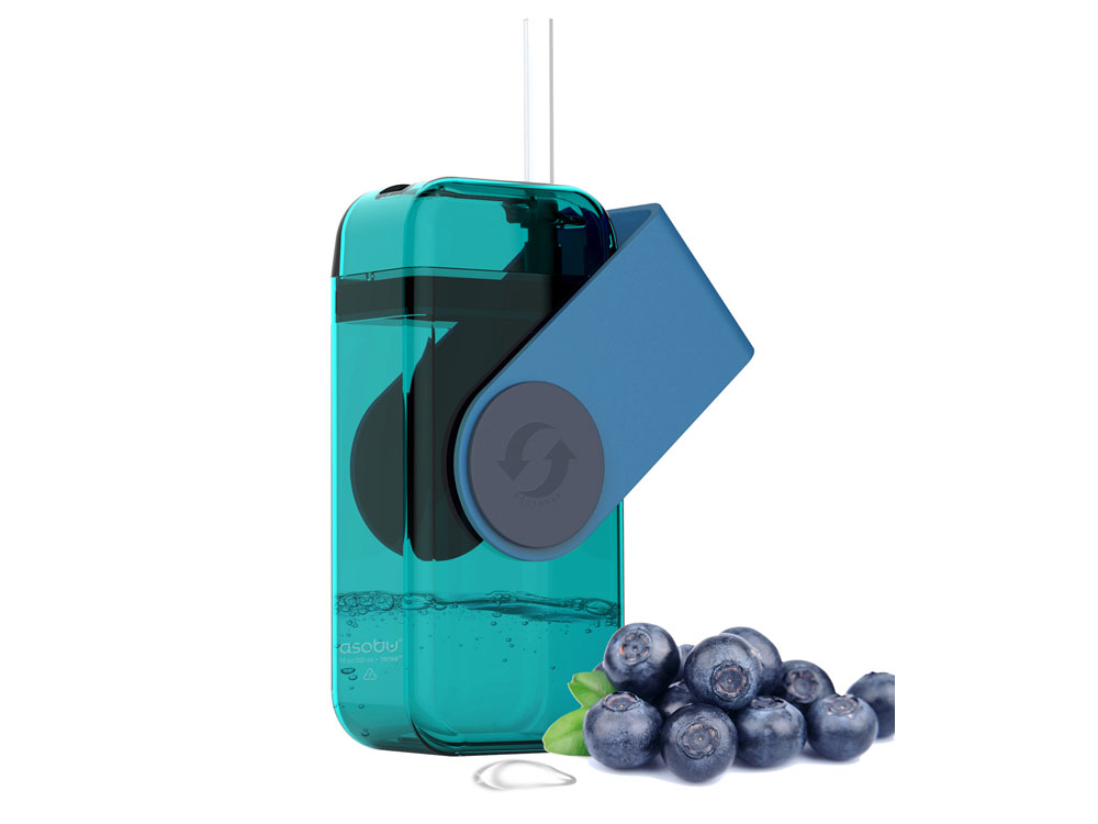 Бутылка для воды JUICY DRINK BOX, голубой