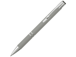 Ручка металлическая шариковая C1 софт-тач, серый (Р)