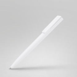 Ручка пластиковая шариковая Taper Solid, матовый белый