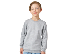 Свитшот Motion детская_10, серый меланж