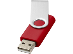 USB-флешка на 16 Гб Rotate Basic, красный