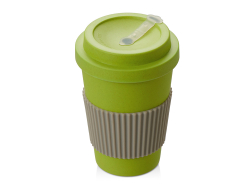 Термокружка Muffin из натуральных волокон, зеленое яблоко (Р)