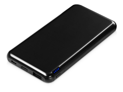 Внешний аккумулятор Forge v.2, металл, 10000mah, черный