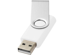 USB-флешка на 16 Гб Rotate Basic, белый