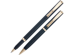 Набор Pierre Cardin PEN&PEN: ручка шариковая + роллер. Цвет - черный. Упаковка Е.