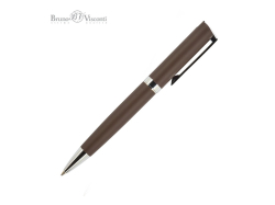 Ручка шариковая автоматическая BrunoVisconti® MILANO цвет корпуса коричневый, 1 мм