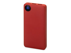 Внешний аккумулятор с дисплеем Mild, 10 000 mAh, красный
