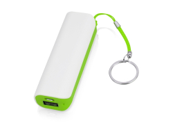 Портативное зарядное устройство (power bank) Basis, 2000 mAh, зеленое яблоко