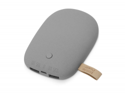 Внешний аккумулятор в форме камня Stone, 7800 mAh, серый