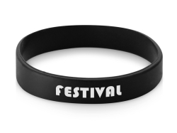 Силиконовый браслет Forest 202*12 мм, черный