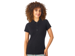 Рубашка поло First женская, черный